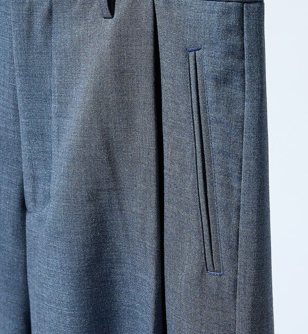 ABAHOUSE「TRシャンブレー ワイドショートパンツ / クロップドスラックス【予約】」|その他|