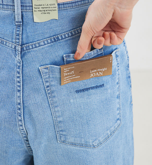 qualite「【YANUK】Joanストレートデニムパンツ」|デニム|
