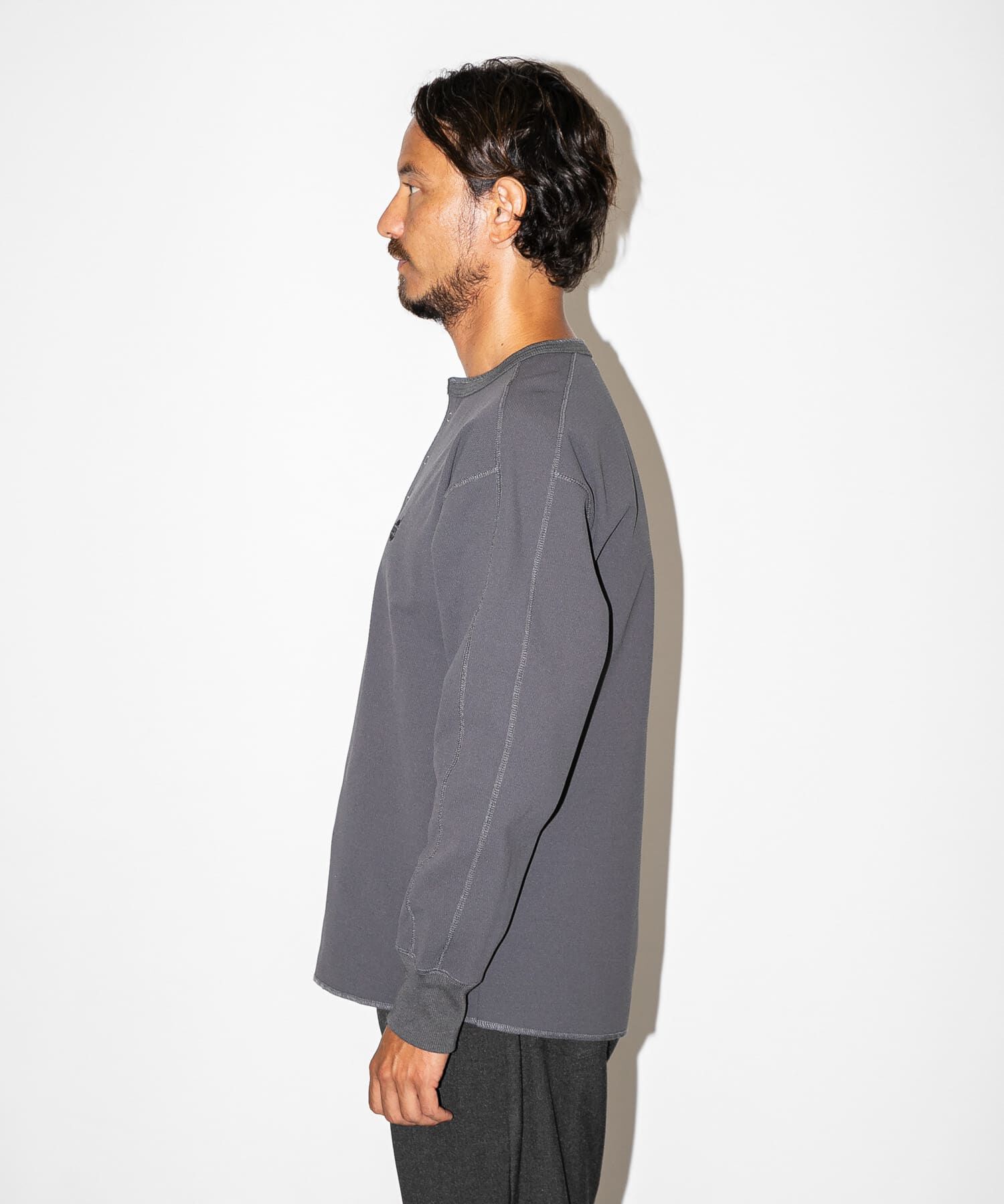Sonny Label 「OOPS　サーマルヘンリーネックプルオーバー」|Tシャツ・カットソー|