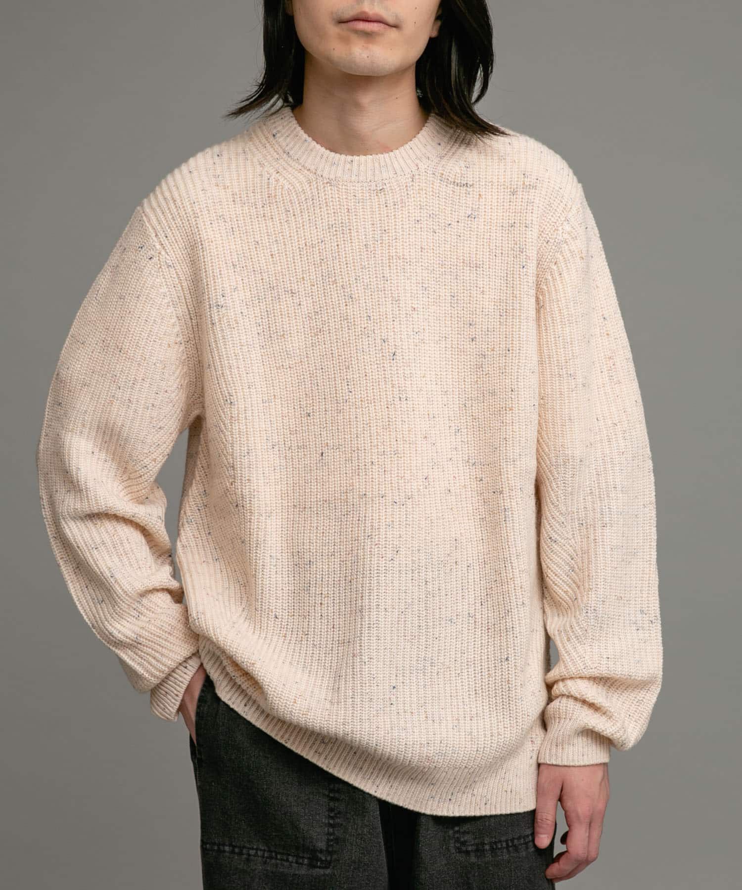 Sonny Label 「ウォッシャブルウール混ニットプルオーバー」|ニット・セーター|