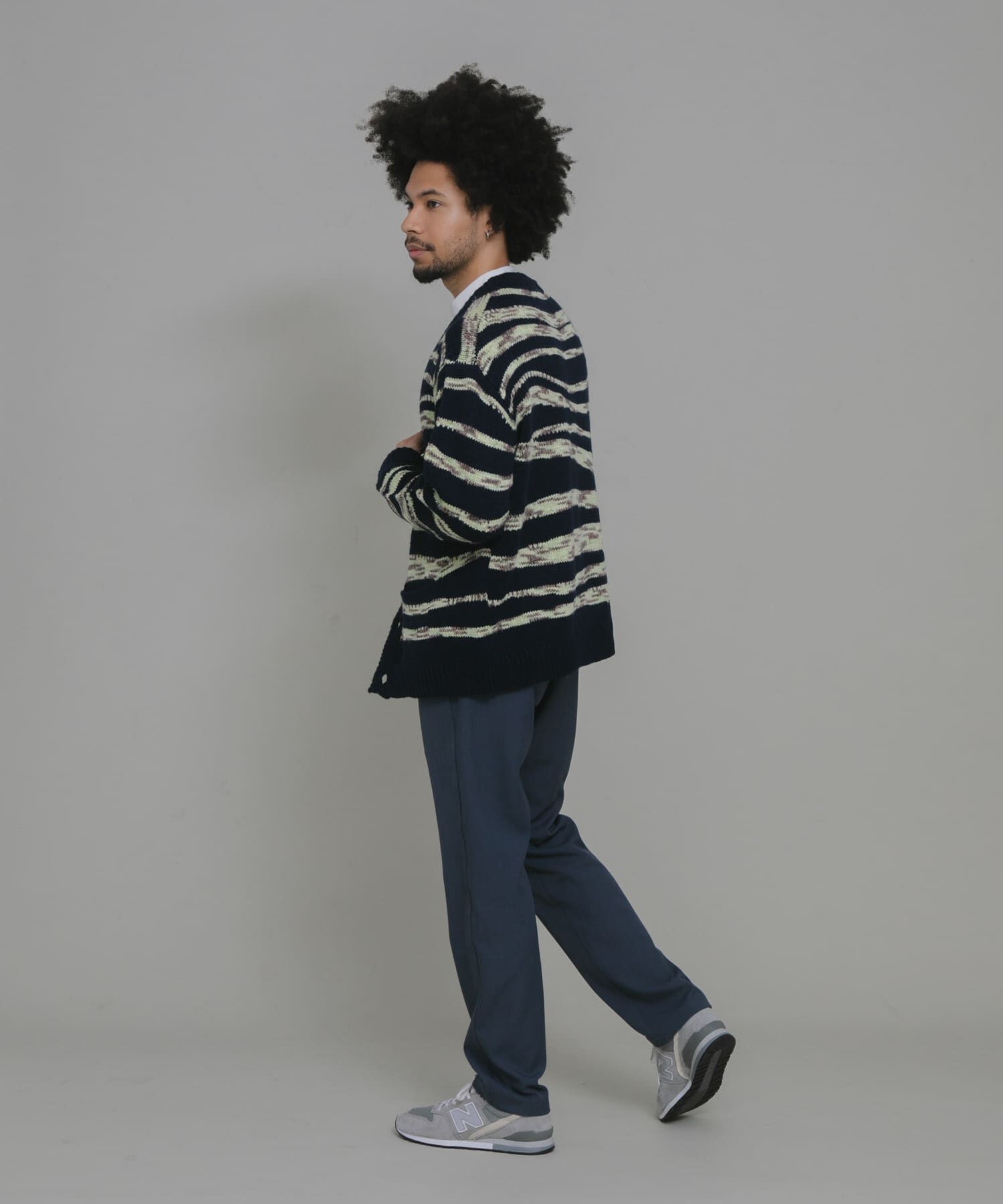Sonny Label 「ウール混スペースダイニットカーディガン」|カーディガン|