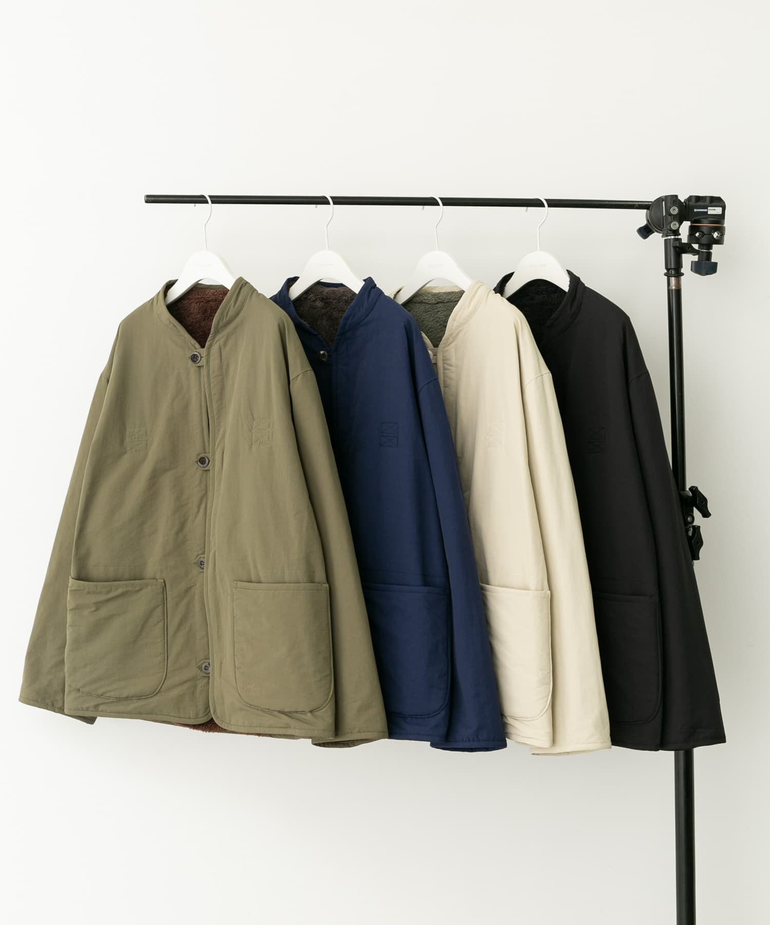 Sonny Label 「『別注』ARMY TWILL&times;Sonny Label　Reversible Jacket」|ノーカラーコート|