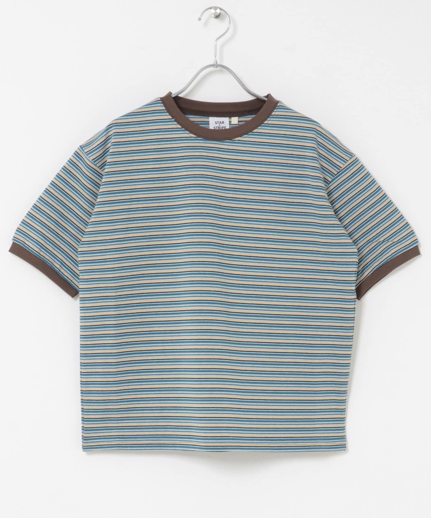 URBAN RESEARCH DOORS「『別注』STAR&STRIPE&times;DOORS　MULTI RINGER T-SHIRTS」|Tシャツ・カットソー|