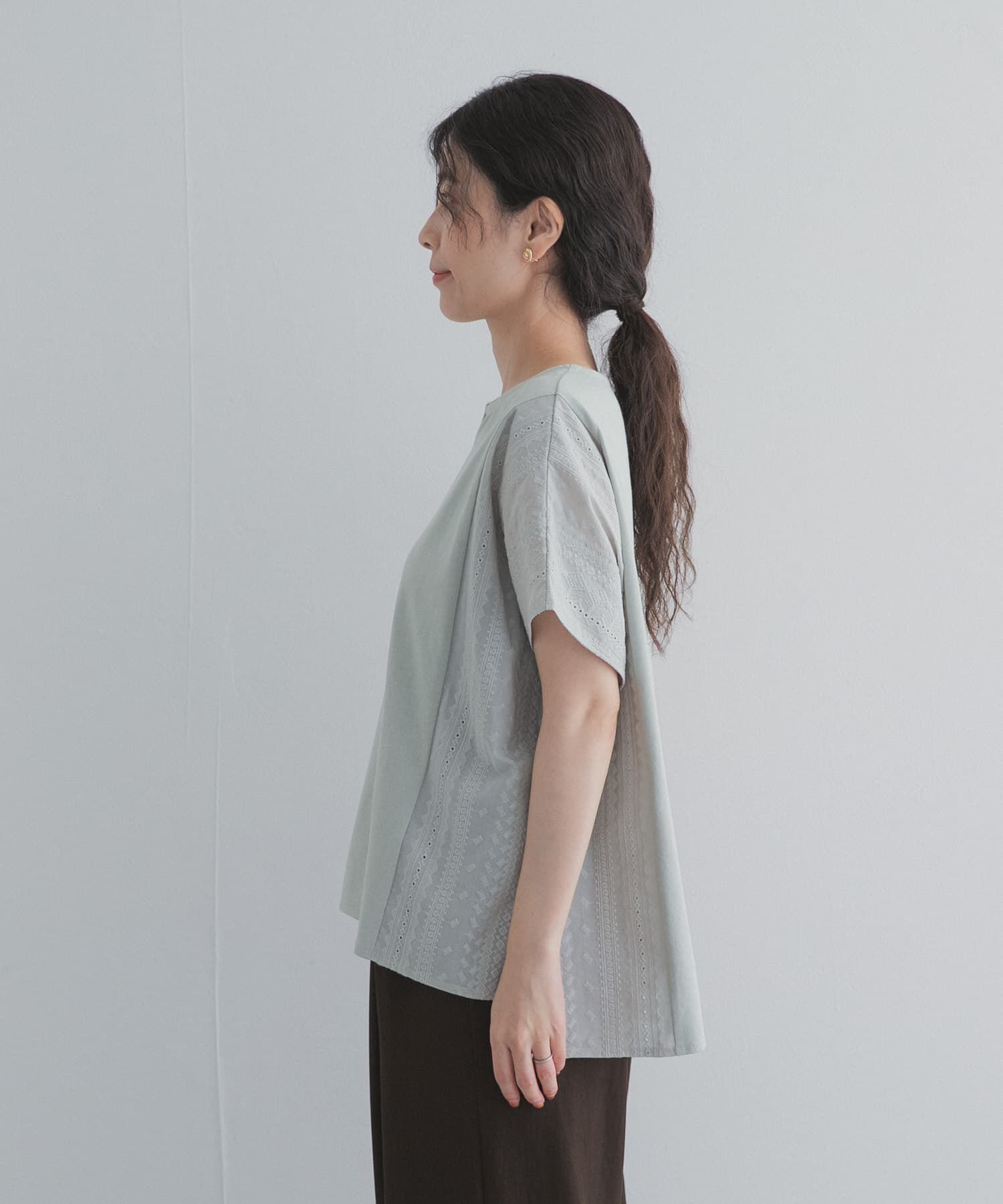 URBAN RESEARCH DOORS「サイドレース刺繍切替プルオーバー」|その他|