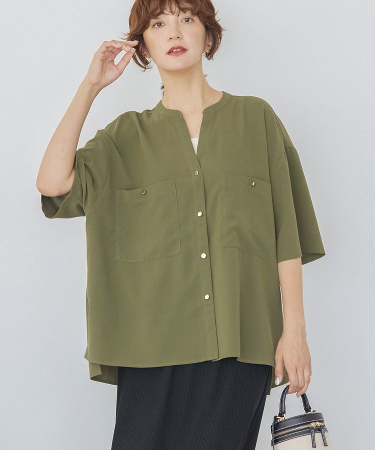 AMERICAN HOLIC「【WEB限定】ミリタリーWポケットスキッパーシャツ」|シャツ・ブラウス|