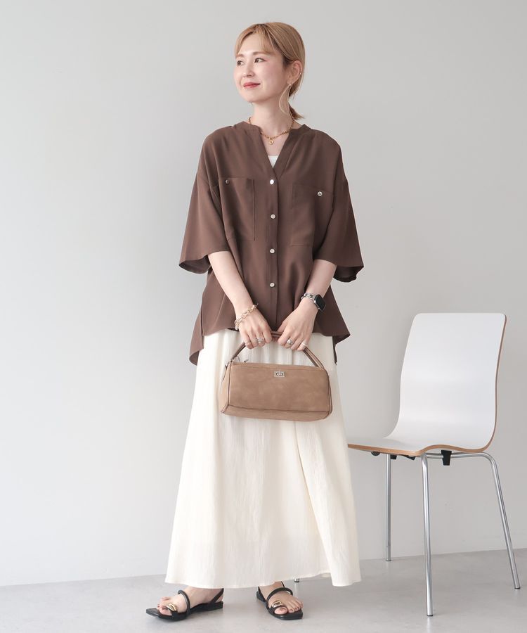 AMERICAN HOLIC「【WEB限定】ミリタリーWポケットスキッパーシャツ」|シャツ・ブラウス|