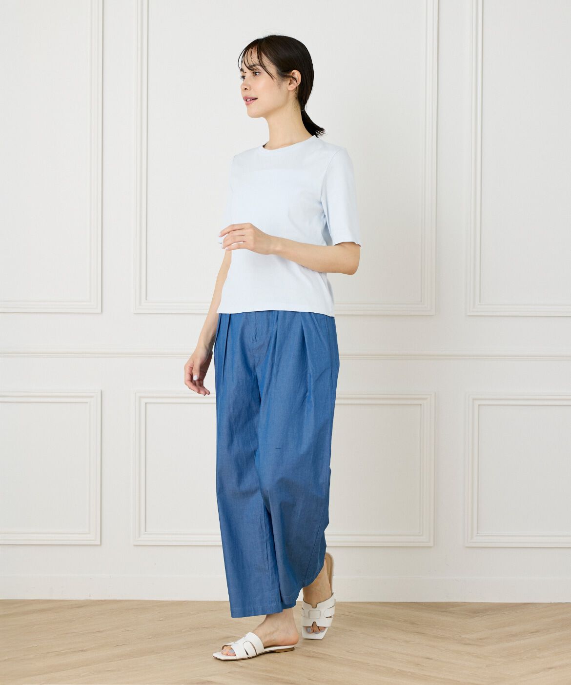 DAY by DAY it&rsquo;s international「ベーシッククルーネックTシャツ《スビン綿MIXフライス》」|Tシャツ・カットソー|