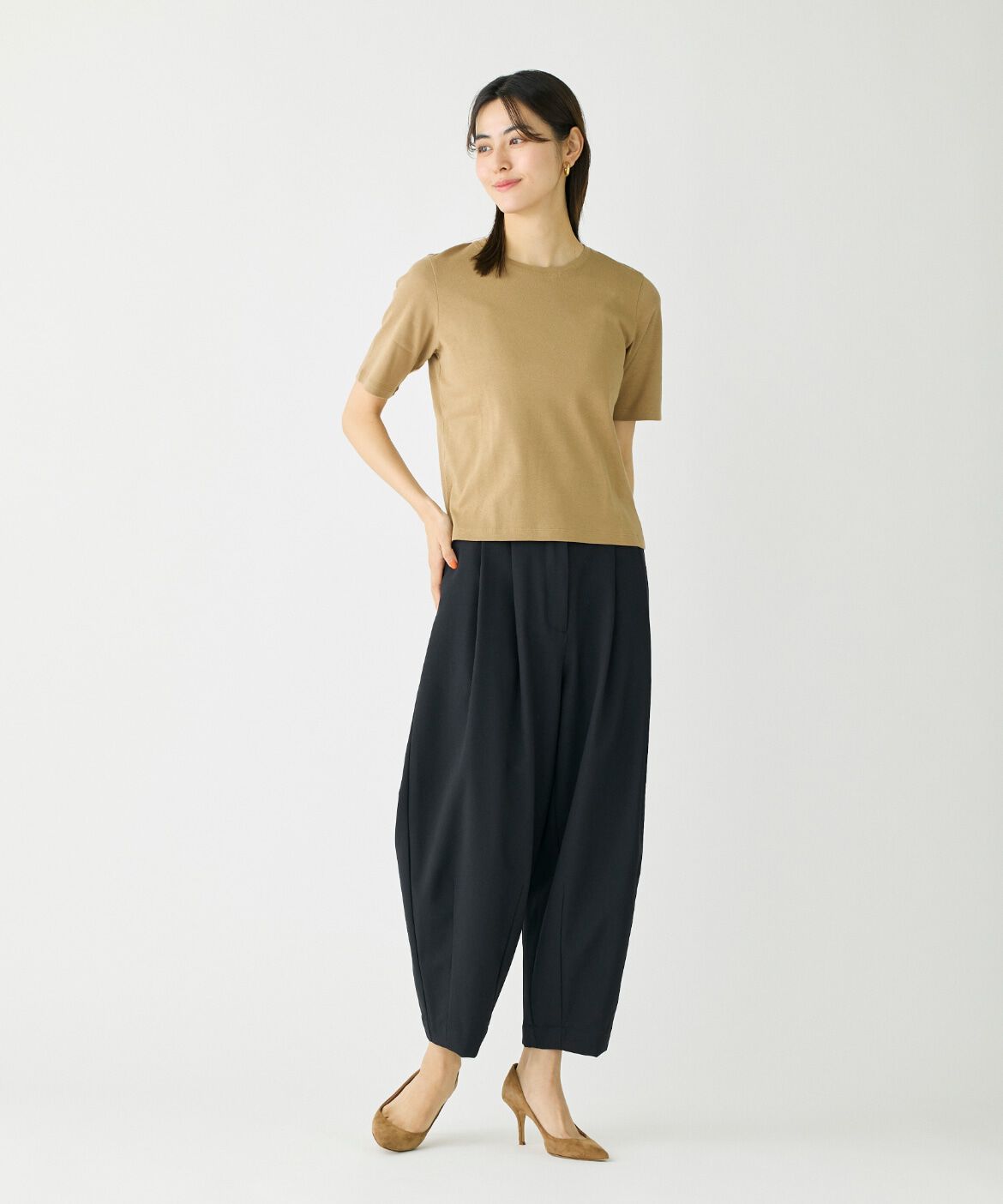 DAY by DAY it&rsquo;s international「ベーシッククルーネックTシャツ《スビン綿MIXフライス》」|Tシャツ・カットソー|