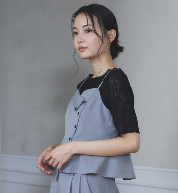 archives「【ＯＮかわ】Ｆボタンフレアビスチェ&times;スラックスＳＥＴ」|ワンピース|