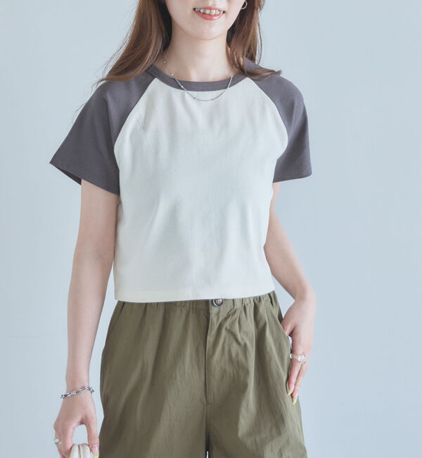 archives「ラグランバイカラーチビＴＥＥ」|Tシャツ・カットソー|