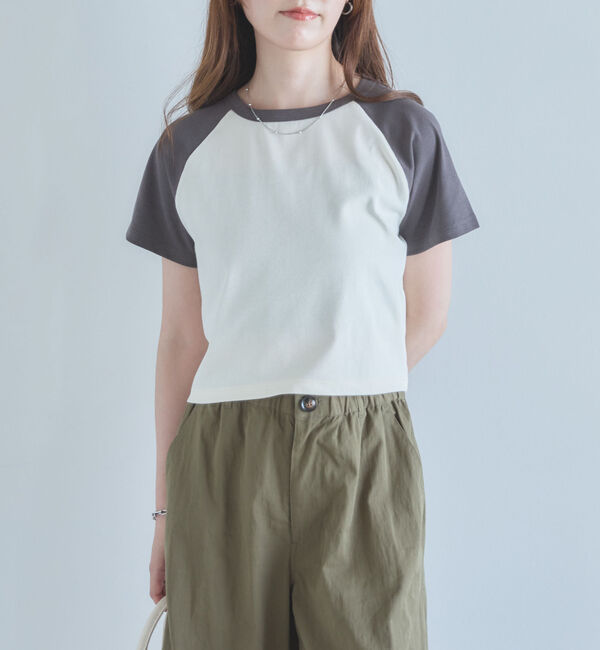 archives「ラグランバイカラーチビＴＥＥ」|Tシャツ・カットソー|