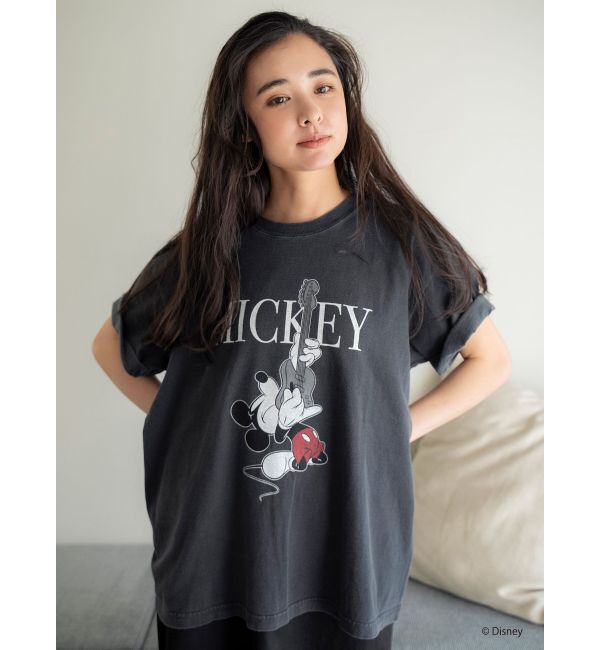 Ungrid「MICKEY / ロックTee」|Tシャツ・カットソー|