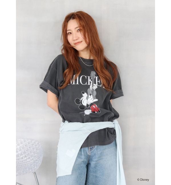 Ungrid「MICKEY / ロックTee」|Tシャツ・カットソー|
