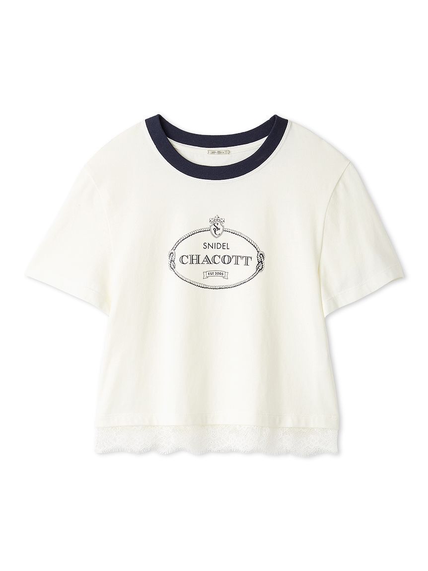 SNIDEL「【Chacott】コラボレーストリムTシャツ」|Tシャツ・カットソー|