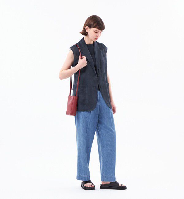 MACKINTOSH PHILOSOPHY「【UPTON GILET（アップトン ジレ）】リネンメッシュ」|ブルゾン・スタジャン|
