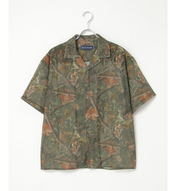 VENCE share style「メッシュ総柄半袖シャツ」|シャツ・ブラウス|