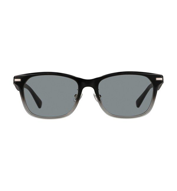  「SUNCUTGlasses/UV100%CUT サングラス レザー調 ラバーテンプル 紫外線対策 UV対策 UVカット ズレ落ち防止」|サングラス|