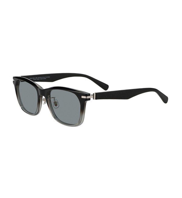  「SUNCUTGlasses/UV100%CUT サングラス レザー調 ラバーテンプル 紫外線対策 UV対策 UVカット ズレ落ち防止」|サングラス|