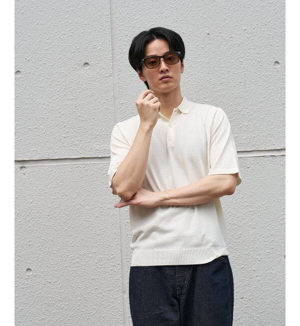  「SUNCUTGlasses/UV100%CUT サングラス レザー調 ラバーテンプル 紫外線対策 UV対策 UVカット ズレ落ち防止」|サングラス|