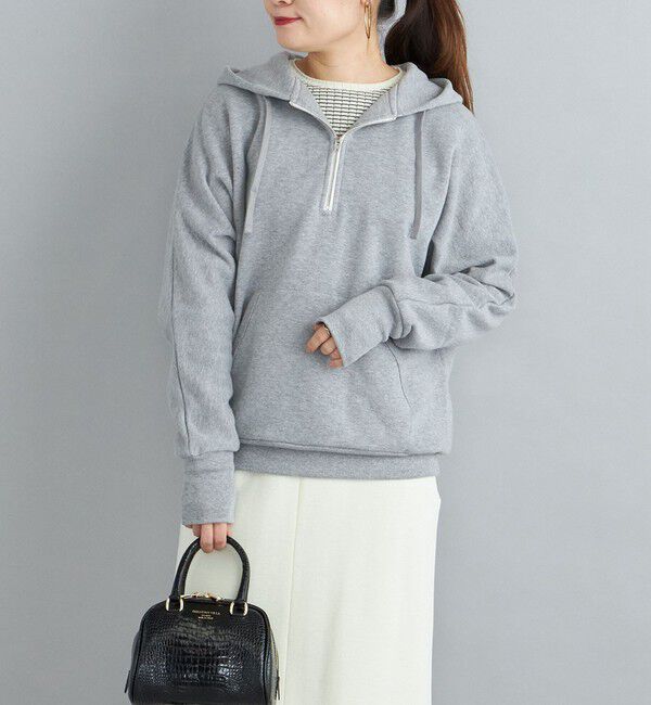 SHIPS for women「【SHIPS別注】mocT:LOOPWHEEL ハーフジップパーカー」|パーカー|