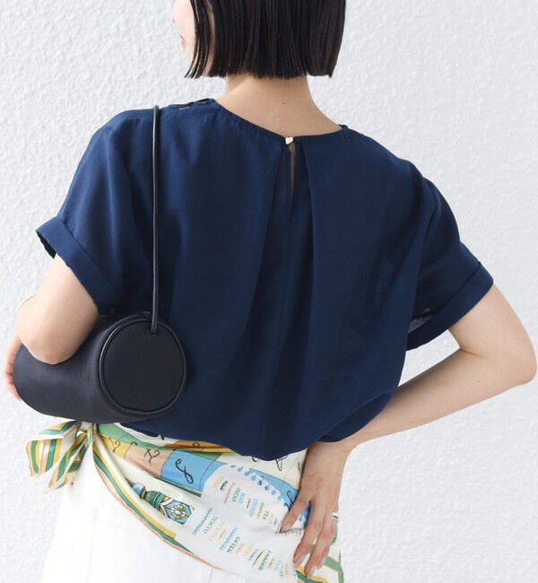 SHIPS for women「《一部追加予約》〈手洗い可能〉襟 刺繍 デザイン ヴィンテージ スパン ブラウス」|シャツ・ブラウス|