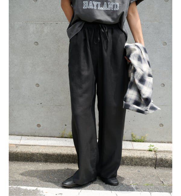OUTDOOR PRODUCTS Usual Things「ウォッシャブルクールタッチイージーパンツ」|スラックス|