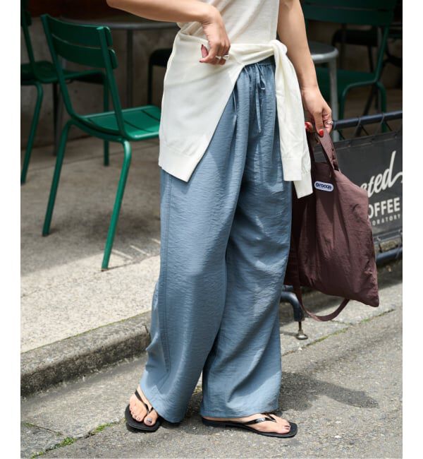 OUTDOOR PRODUCTS Usual Things「ウォッシャブルクールタッチイージーパンツ」|スラックス|