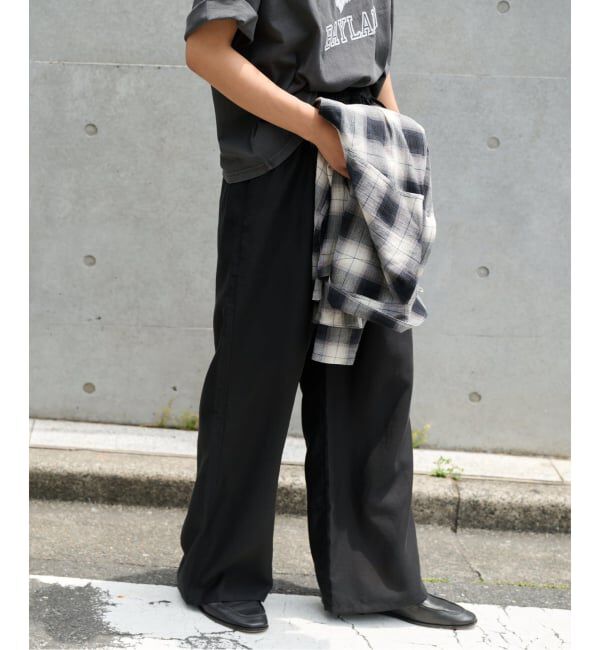 OUTDOOR PRODUCTS Usual Things「ウォッシャブルクールタッチイージーパンツ」|スラックス|