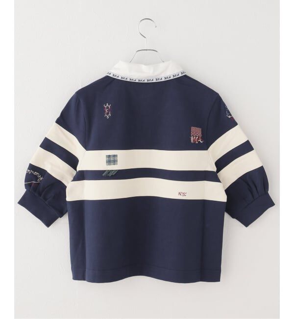 IENA LA BOUCLE「SEA NEW YORK シー ニューヨーク EMB RUGBY シャツ SS26-0005」|Tシャツ・カットソー|