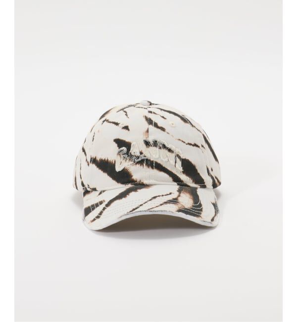 PULP「GANNI / ガニーPrinted Zebra Washed Cotton Canvas」|キャップ・キャスケット|
