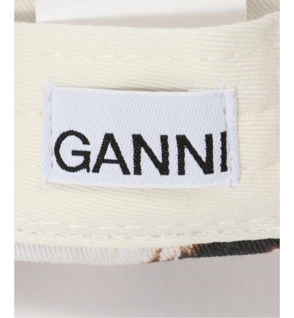 PULP「GANNI / ガニーPrinted Zebra Washed Cotton Canvas」|キャップ・キャスケット|
