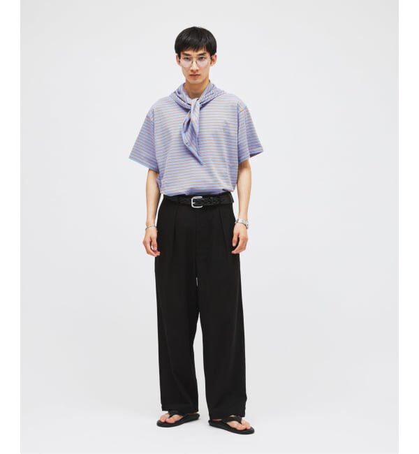 JOURNAL STANDARD「ハッピー ボーダー Tシャツ + スカーフ (2点セット)」|Tシャツ・カットソー|