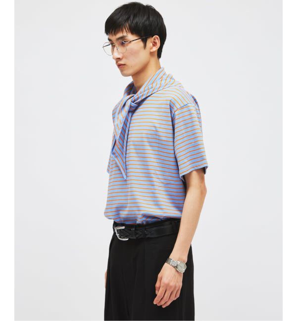 JOURNAL STANDARD「ハッピー ボーダー Tシャツ + スカーフ (2点セット)」|Tシャツ・カットソー|