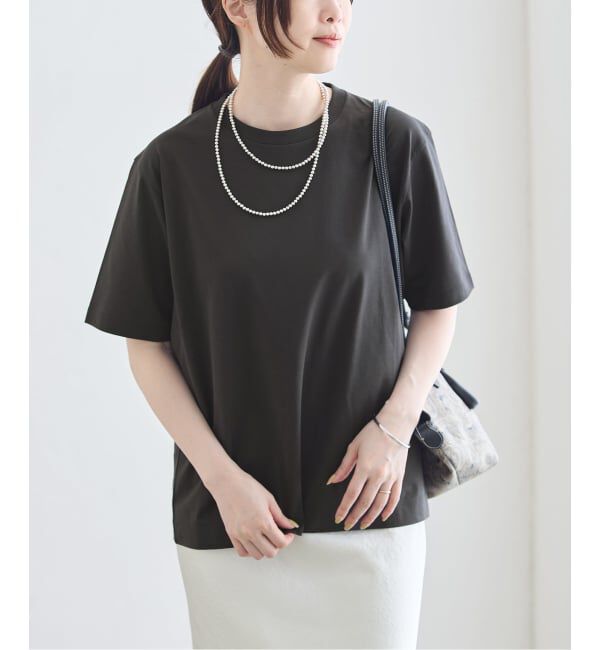 journal standard L'essage「47/2スーピマコンパクトTシャツ」|Tシャツ・カットソー|