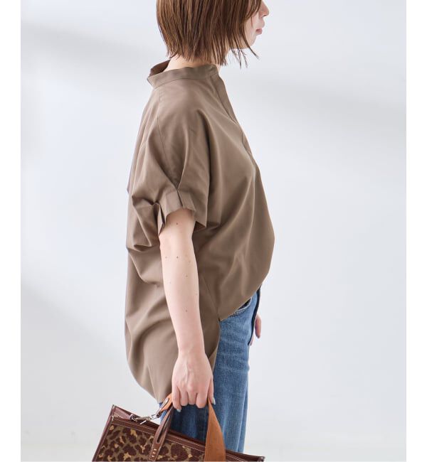 journal standard L'essage「IPEKERフラワー/無地タックスリーブシャツ」|シャツ・ブラウス|
