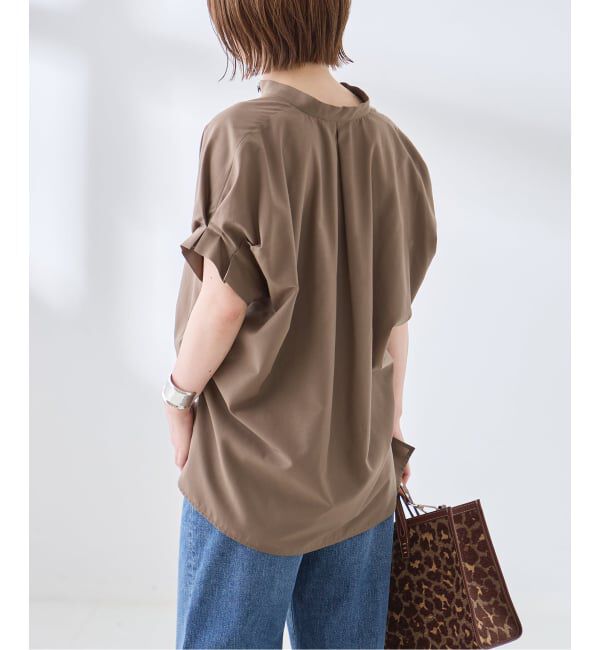 journal standard L'essage「IPEKERフラワー/無地タックスリーブシャツ」|シャツ・ブラウス|