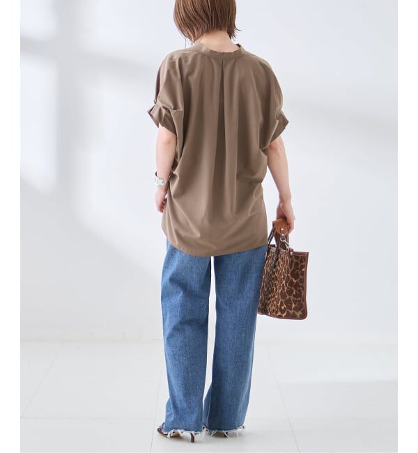 journal standard L'essage「IPEKERフラワー/無地タックスリーブシャツ」|シャツ・ブラウス|