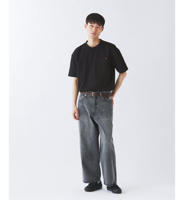 JOURNAL STANDARD relume「《追加予約》UNIVERSAL OVERALL 別注 ブラックラベル ポンチTシャツ」|Tシャツ・カットソー|