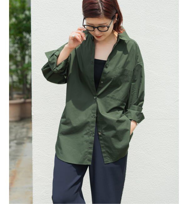 Spick and Span「《WEB限定 / 追加2予約》50コットンオーバーシャツ」|シャツ・ブラウス|