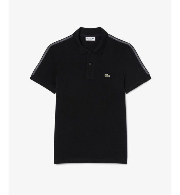 LACOSTE「【EC限定】ショルダーテーピング 鹿の子ポロシャツ」|ポロシャツ|