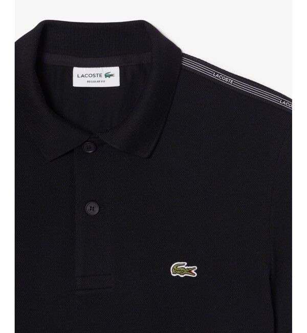 LACOSTE「【EC限定】ショルダーテーピング 鹿の子ポロシャツ」|ポロシャツ|