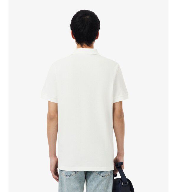 LACOSTE「【EC限定】ショルダーテーピング 鹿の子ポロシャツ」|ポロシャツ|