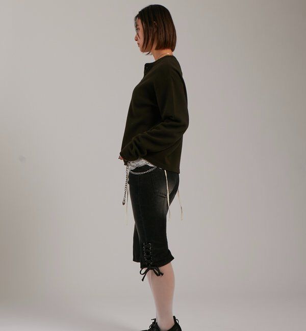  「【UNISEX】【Sourcream】ワッフルヘンリーL/STEE[26AW]」|Tシャツ・カットソー|
