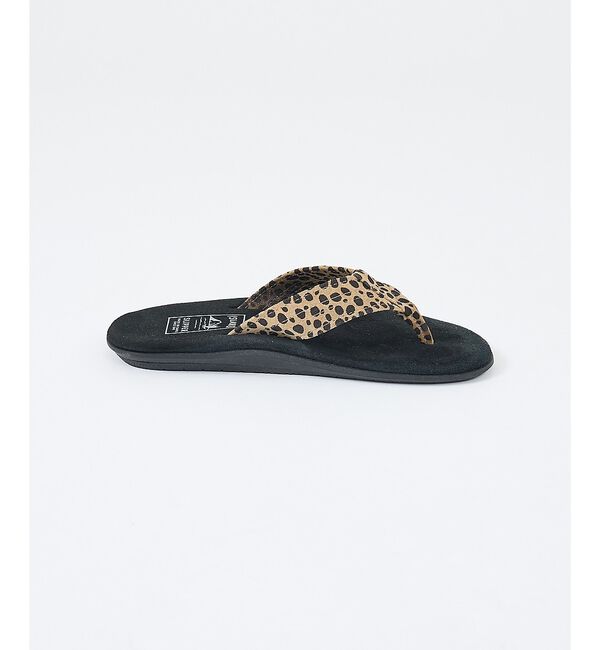 ABAHOUSE「【ISLAND SLIPPER / アイランドスリッパ】LEOPARD SAND」|サンダル|