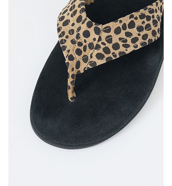 ABAHOUSE「【ISLAND SLIPPER / アイランドスリッパ】LEOPARD SAND」|サンダル|
