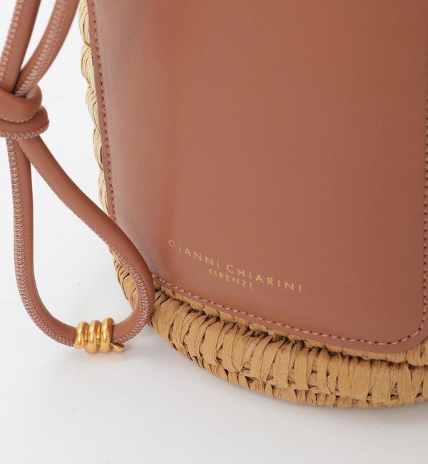 Gianni Chiarini/ジャンニキャリーニ】レザーカゴバッグ（TIARA