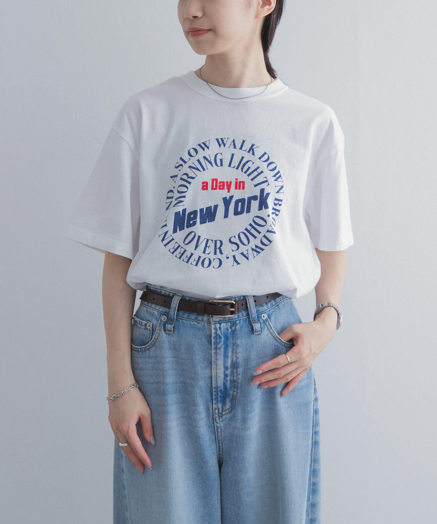 URBAN RESEARCH DOORS「『別注』GOOD ROCK SPEED&times;DOORS　ロゴサークルTシャツ」|Tシャツ・カットソー|