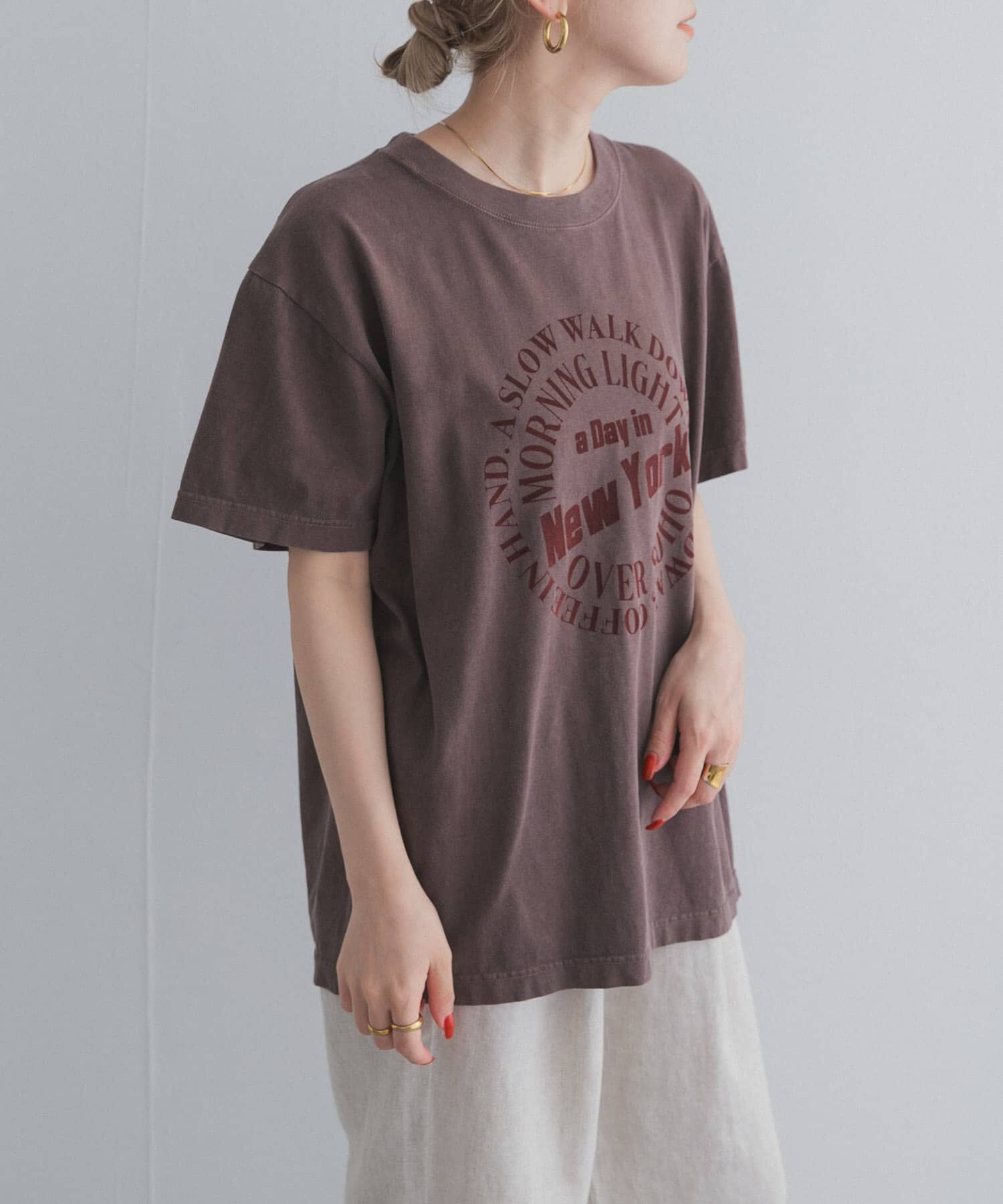 URBAN RESEARCH DOORS「『別注』GOOD ROCK SPEED&times;DOORS　ロゴサークルTシャツ」|Tシャツ・カットソー|