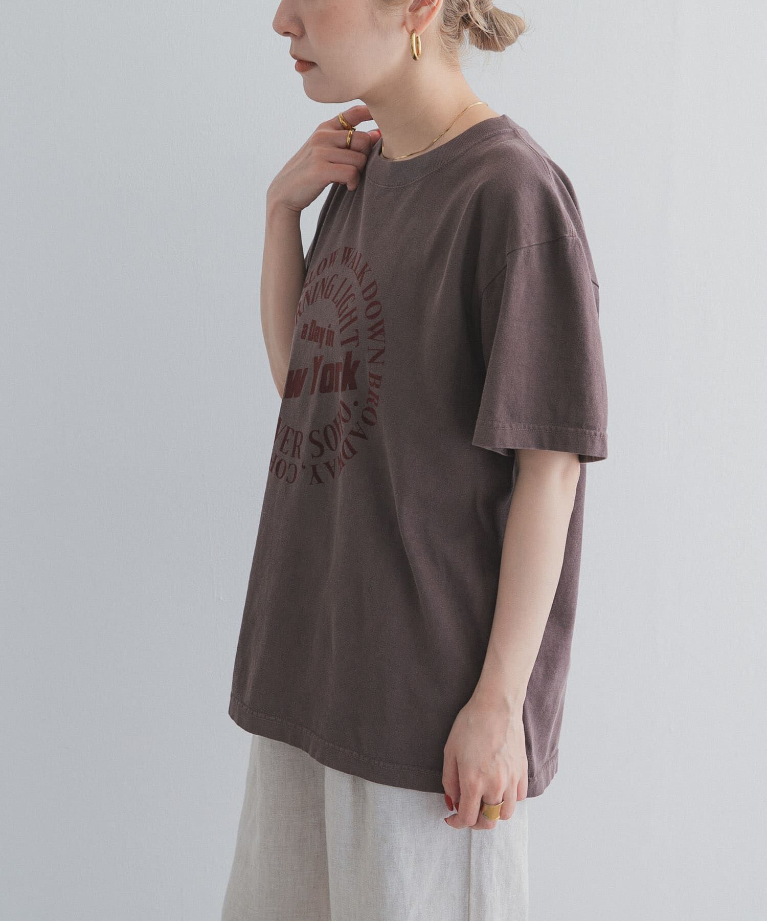 URBAN RESEARCH DOORS「『別注』GOOD ROCK SPEED&times;DOORS　ロゴサークルTシャツ」|Tシャツ・カットソー|