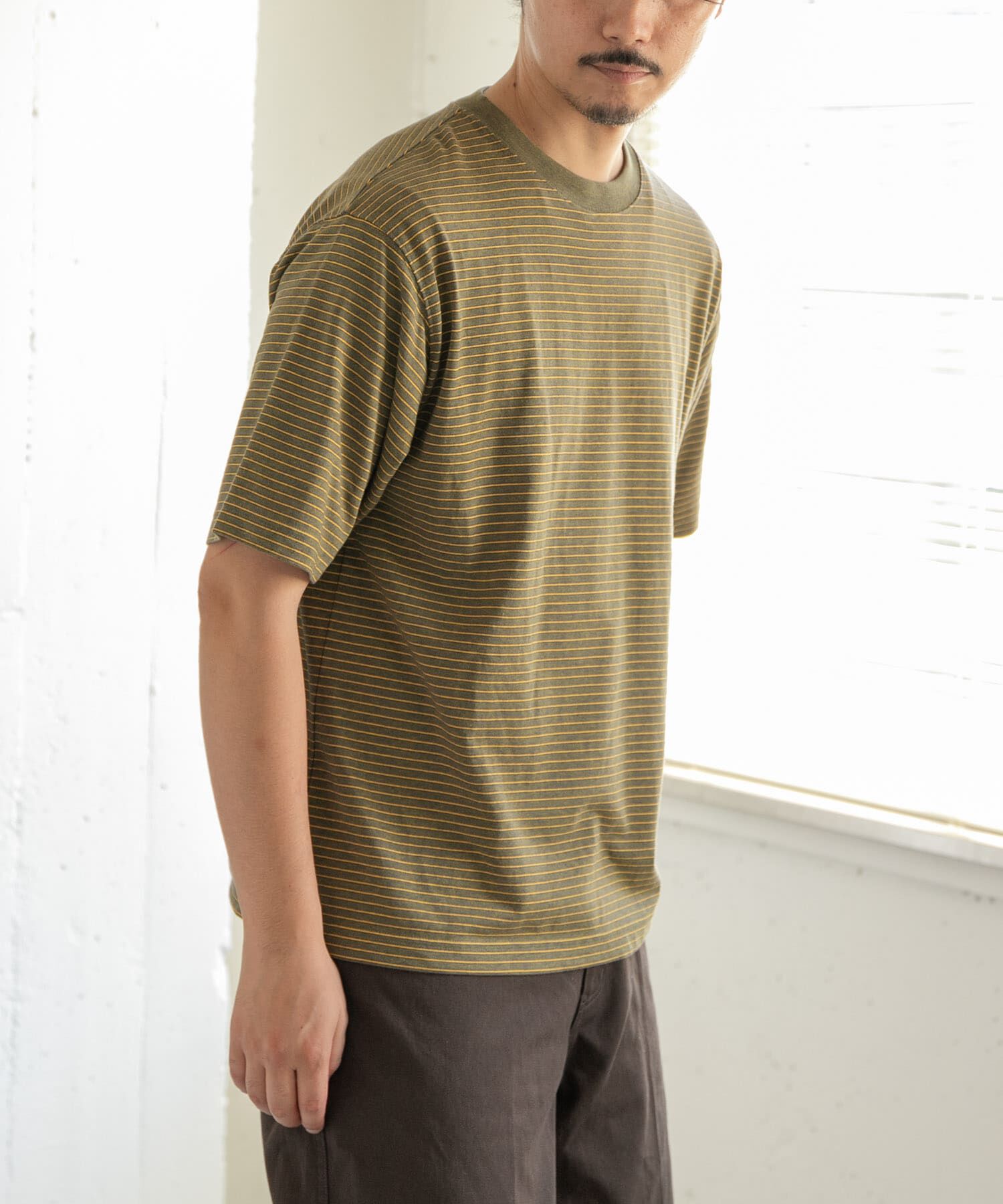 URBAN RESEARCH DOORS「FORK&SPOON　ヴィンテージボーダーTシャツ」|Tシャツ・カットソー|